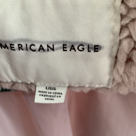 American Eagle Sherpa Coat - Picture 7 of 8